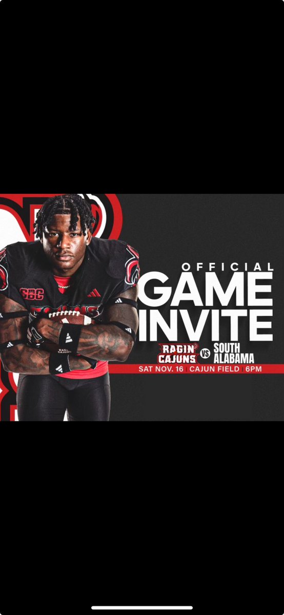 I’ll be in Lafayette this weekend watching the <a href="/RaginCajunsFB/">Louisiana Ragin’ Cajuns® Football</a>. Thank you coach <a href="/CoachMunoz13/">Jorge Munoz</a> for the invite
#ULL