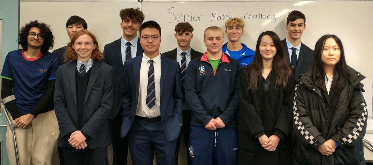 In October, over 150 Millfield mathematicians took part in the UK Mathematics Trust Senior Maths Challenge. Here are a handful of our Gold Award winners