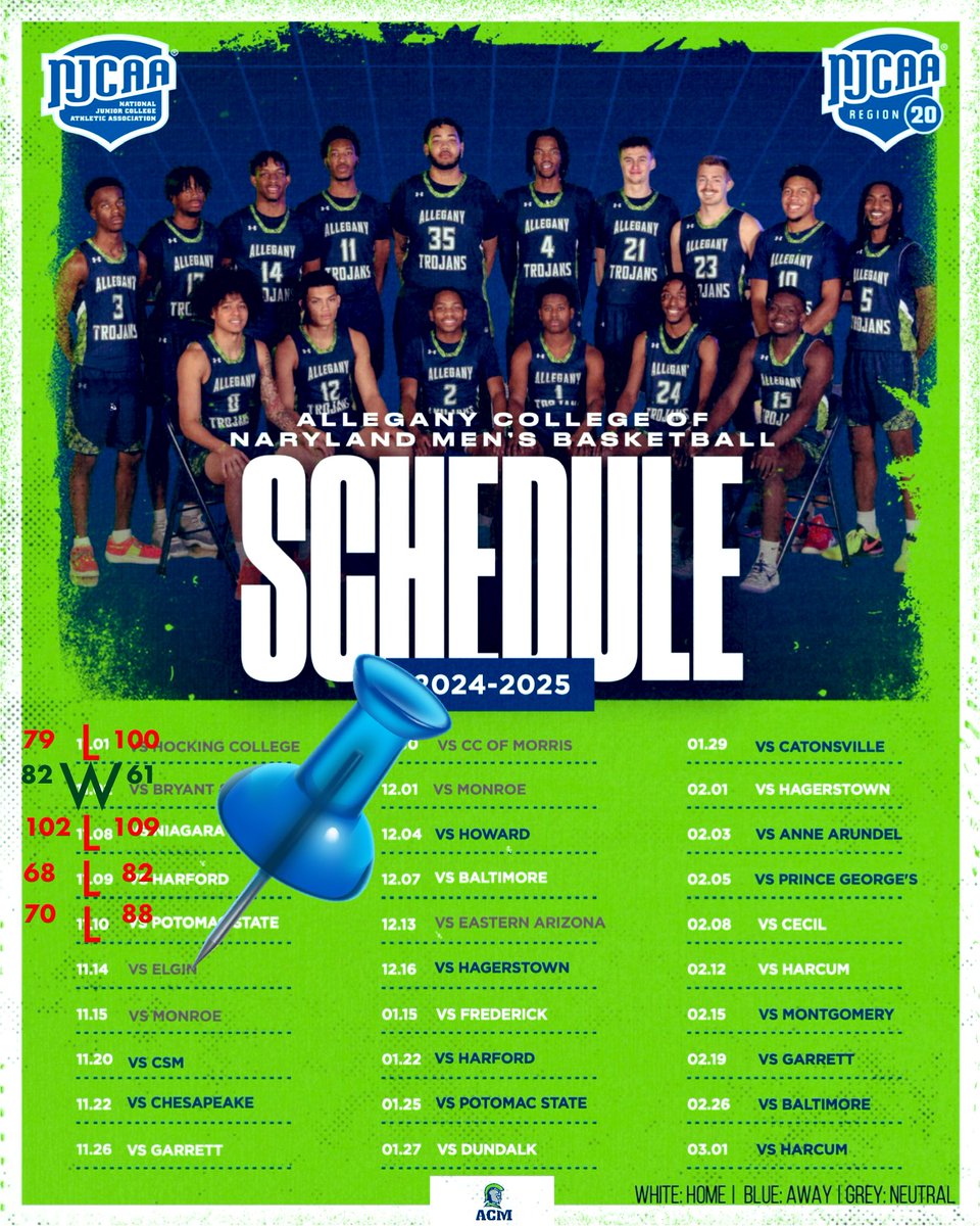 ⚔️🔹🏀 TROJANS BACK TO WORK IN NY - FACE ELGIN TONIGHT! It’s a business trip just outside of the city, as <a href="/ACMTrojans/">ACM Trojans</a> takes on Elgin at Monroe: 

⚔️<a href="/ACMTrojans/">ACM Trojans</a>
🆚<a href="/ECCMBasketball/">Elgin Community College Men’s Basketball</a>
📍 New Rochelle, NY
🏟️ MAC
⏰ 5:00 
📻 Locally 103.1FM (after 🏈)
📡 STREAM: SimpleRadio App &gt; WCBC