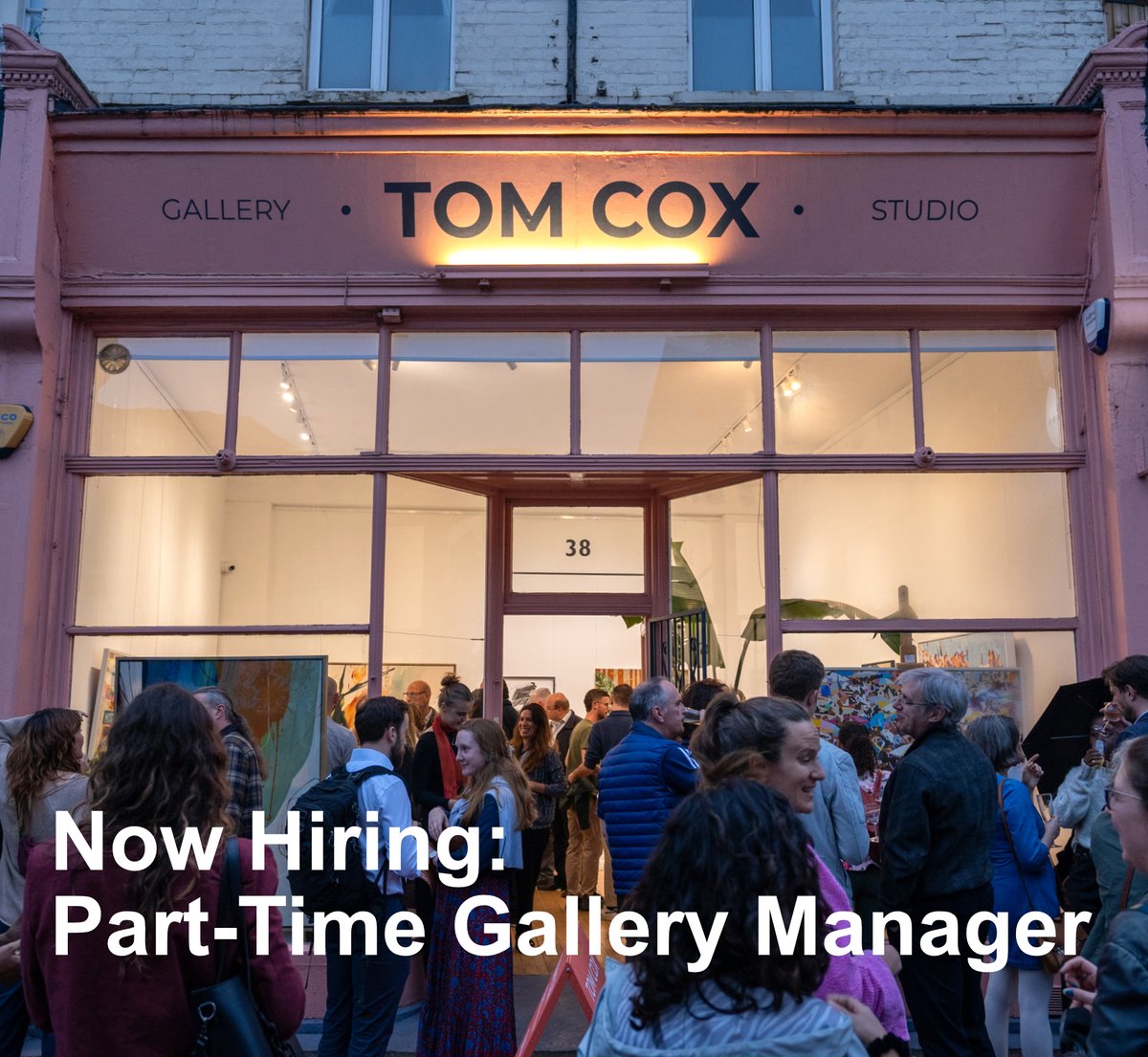 TomCoxStudio's tweet photo. Tom Cox Gallery is seeking an experienced Gallery Manager to join its team.
Full job description here:
https://t.co/vLAMGVPa1w
#artopps #artjobs #londonart #art #london https://t.co/eTYVjmWYkK