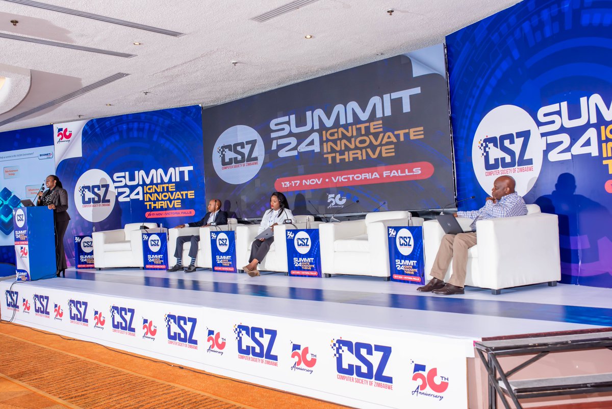 compsocietyzim's tweet photo. It’s happening now!!
We have embarked on the journey to shape a sustainable tomorrow. Let's harness the power of digital solutions together! #CSZSummit2024 https://t.co/xcXXr6Xw3E