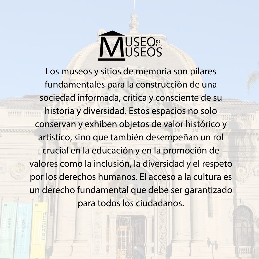 Museo de los Museos tweet media