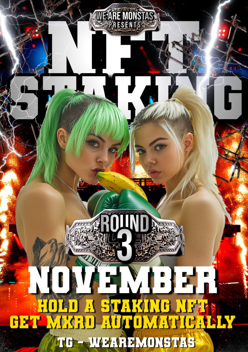 WeAreMonstas (@wearemonstasxrd) on Twitter photo 📢With efforts focused toward launching the <a href="/WeAreMonstasXRD/">WeAreMonstas</a> strategy game, Radix Tribes, I almost forgot.... it's Round 3 of the #NFT Staking.
💰Hold one of the staking #NFTs (girlswifbananas)..... earn $MXRD!
Buy: radishsquare.com/collections/141
Ask: t.me/WeAreMonstas 📢With efforts focused toward launching the <a href="/WeAreMonstasXRD/">WeAreMonstas</a> strategy game, Radix Tribes, I almost forgot.... it's Round 3 of the #NFT Staking.
💰Hold one of the staking #NFTs (girlswifbananas)..... earn $MXRD!
Buy: radishsquare.com/collections/141
Ask: t.me/WeAreMonstas