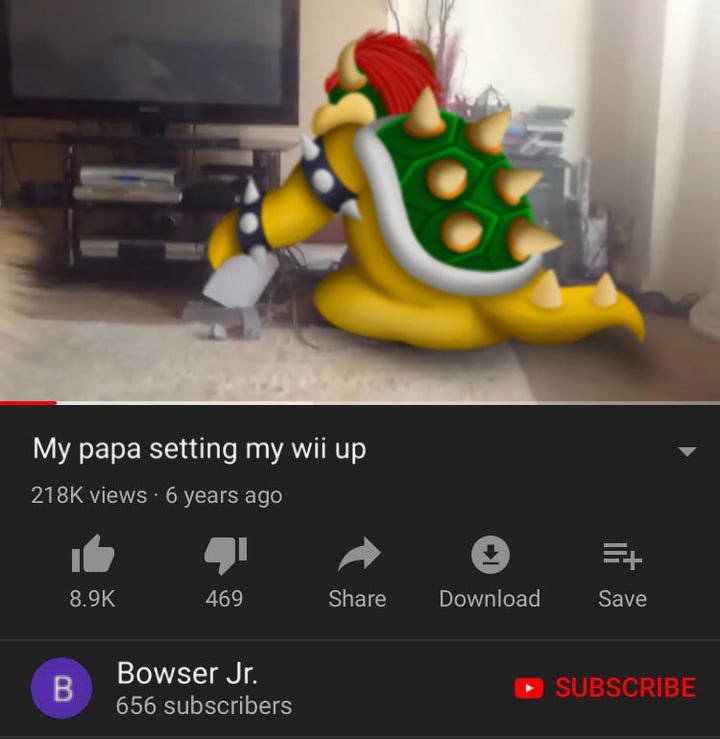 AshsomeB's tweet image. A loving father #SuperMario #Nintendo #wii