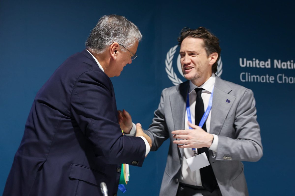 Kata Tüttő (@cor_president) on Twitter photo Day 3 at #COP29.
I could express together with <a href="/CharetteB/">Benoit Charette</a> in front of <a href="/Tatiana_Molcean/">Tatiana MOLCEAN</a> and eight <a href="/UN/">United Nations</a> agencies that regions and cities have shown that we can drive change.
The EU must make it mandatory for member states to include the local level meaningfully for #ClimateAction. Day 3 at #COP29.
I could express together with <a href="/CharetteB/">Benoit Charette</a> in front of <a href="/Tatiana_Molcean/">Tatiana MOLCEAN</a> and eight <a href="/UN/">United Nations</a> agencies that regions and cities have shown that we can drive change.
The EU must make it mandatory for member states to include the local level meaningfully for #ClimateAction.