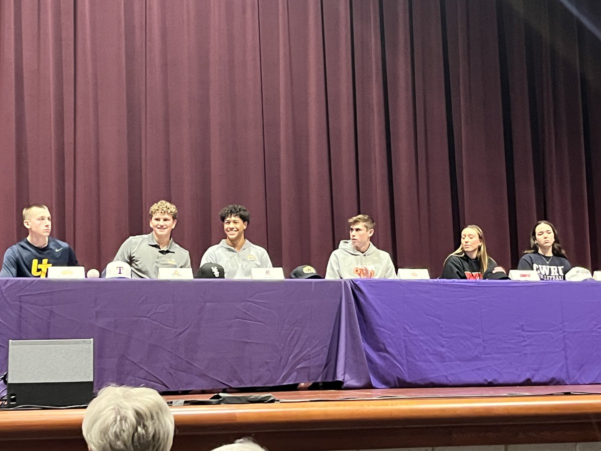 WOW!  AHS had 17 seniors at signing day yesterday.  Students from LAX, soccer, diving, baseball, volleyball, track and field and softball will join collegiate teams next year! We cannot wait to see these students SOAR! <a href="/ben_hodge/">Ben Hodge</a> <a href="/kd_buller/">KDBuller</a>