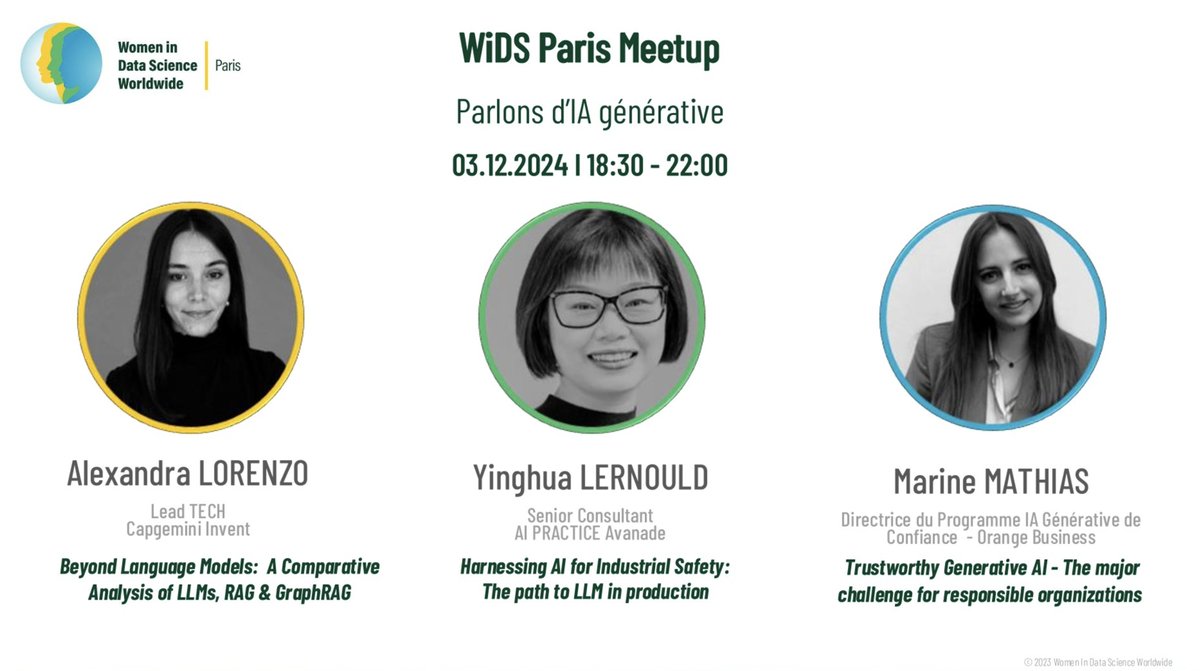 Michel Lutz (@lutzanalytics) on Twitter photo 🔥 #WIDS meetup Paris le 3/12 à la Digital Factory de <a href="/TotalEnergies/">TotalEnergies</a>. Inscrivez-vous !
eventbrite.com/e/wids-paris-m… 🔥 #WIDS meetup Paris le 3/12 à la Digital Factory de <a href="/TotalEnergies/">TotalEnergies</a>. Inscrivez-vous !
eventbrite.com/e/wids-paris-m…
