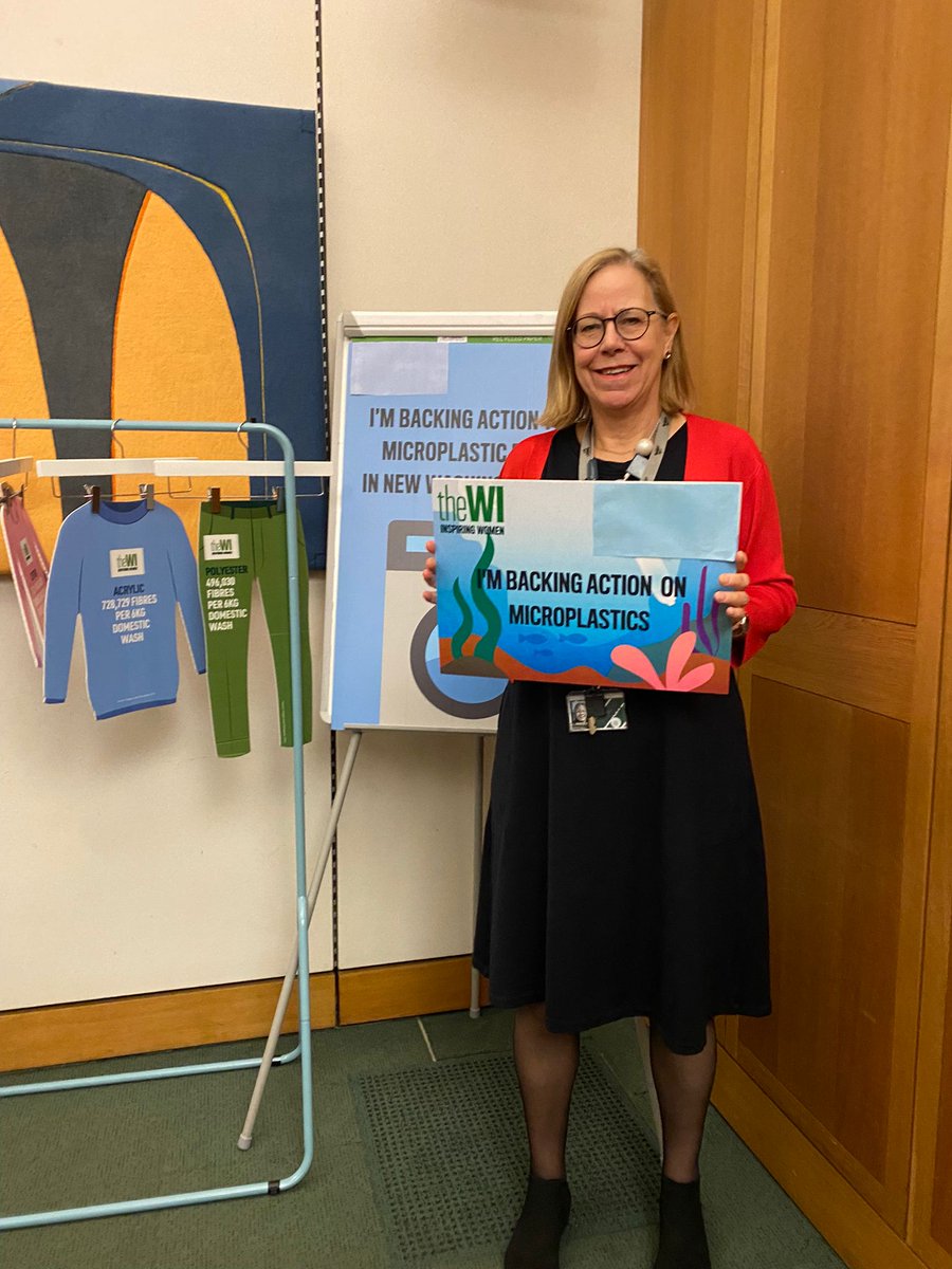 Ruth Cadbury (@ruthcadbury) on Twitter photo Pleased to join <a href="/WomensInstitute/">Women's Institute</a> this week to learn more about the impact that microplastics released from our clothing can have on our environment.
I'm backing action to reduce microplastics and look forward to supporting this campaign. Pleased to join <a href="/WomensInstitute/">Women's Institute</a> this week to learn more about the impact that microplastics released from our clothing can have on our environment.
I'm backing action to reduce microplastics and look forward to supporting this campaign.