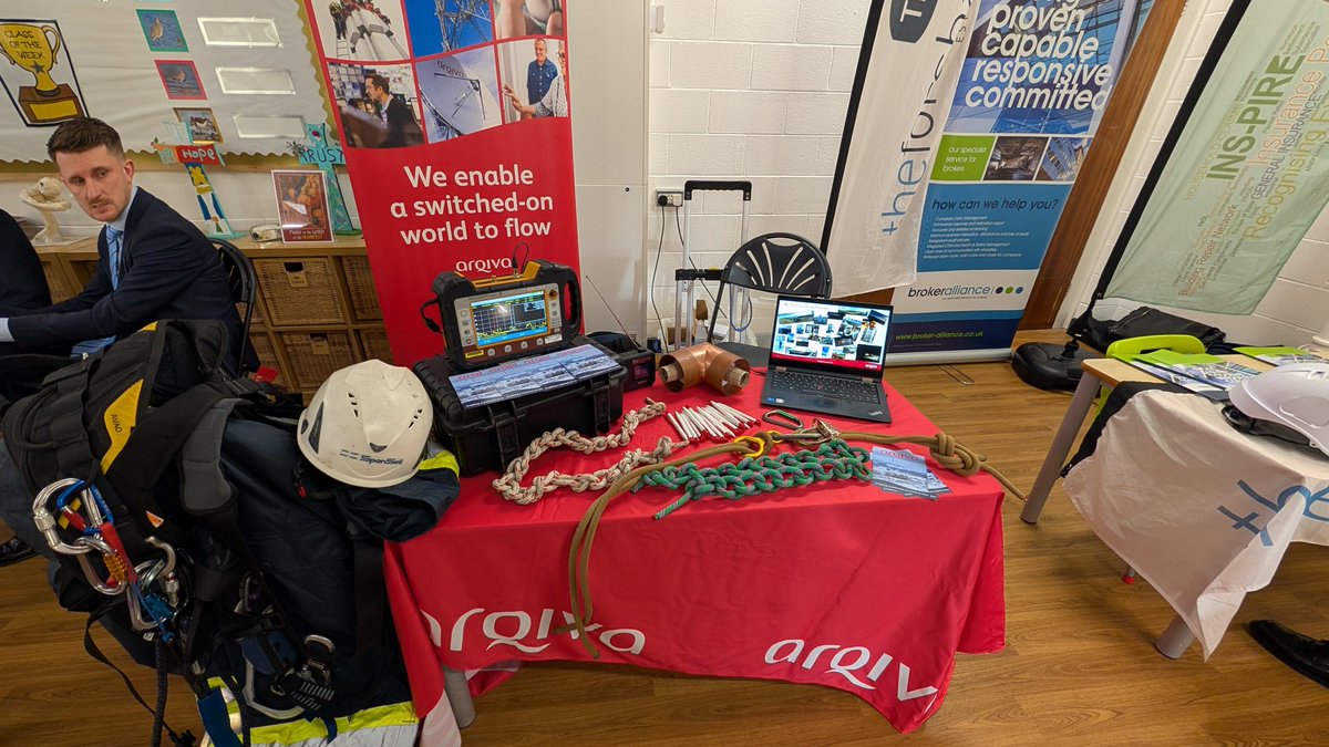 Always great to be out representing <a href="/arqiva/">Arqiva</a>... This time at <a href="/HoylakeHolyTrin/">Hoylake Holy Trinity School</a>