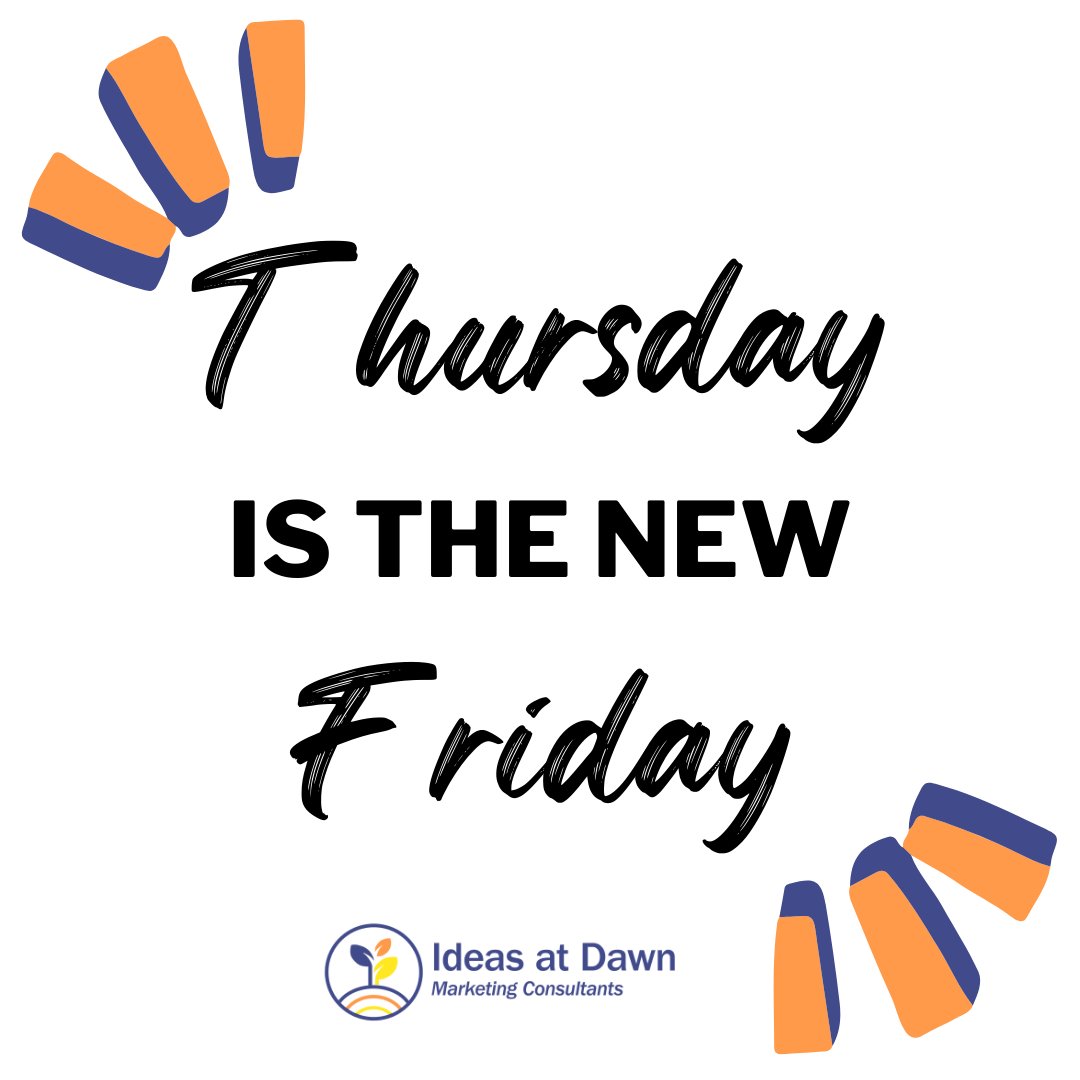 Here's an idea!

We all LOVE Fridays, right?

Well, what if you give today just as much excitement as you would a Friday?! 

How much better would that make today feel?! 😎 

#thursday #aecindustry #betterproposals