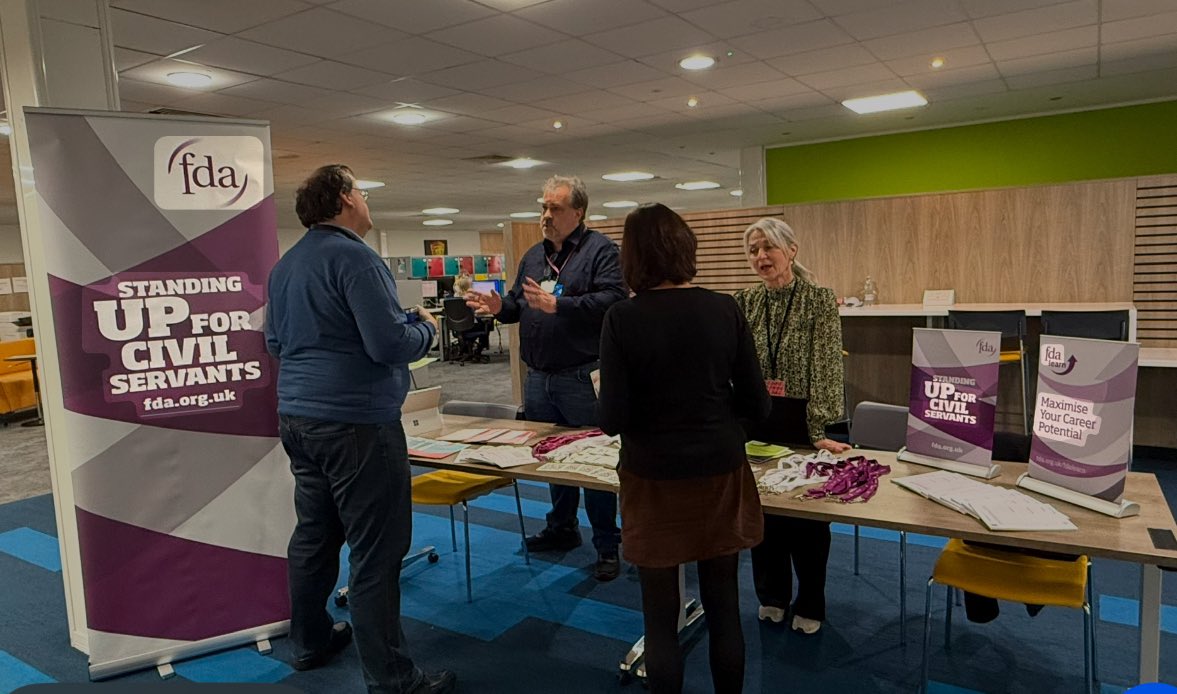 Working at HMRC’s Lynx House in Portsmouth today? Come and meet the FDA team and learn how we can help you, as your voice in the workplace and with your career development. 

Find out more about what we do for our members: fda.org.uk/home/Whyyousho…
