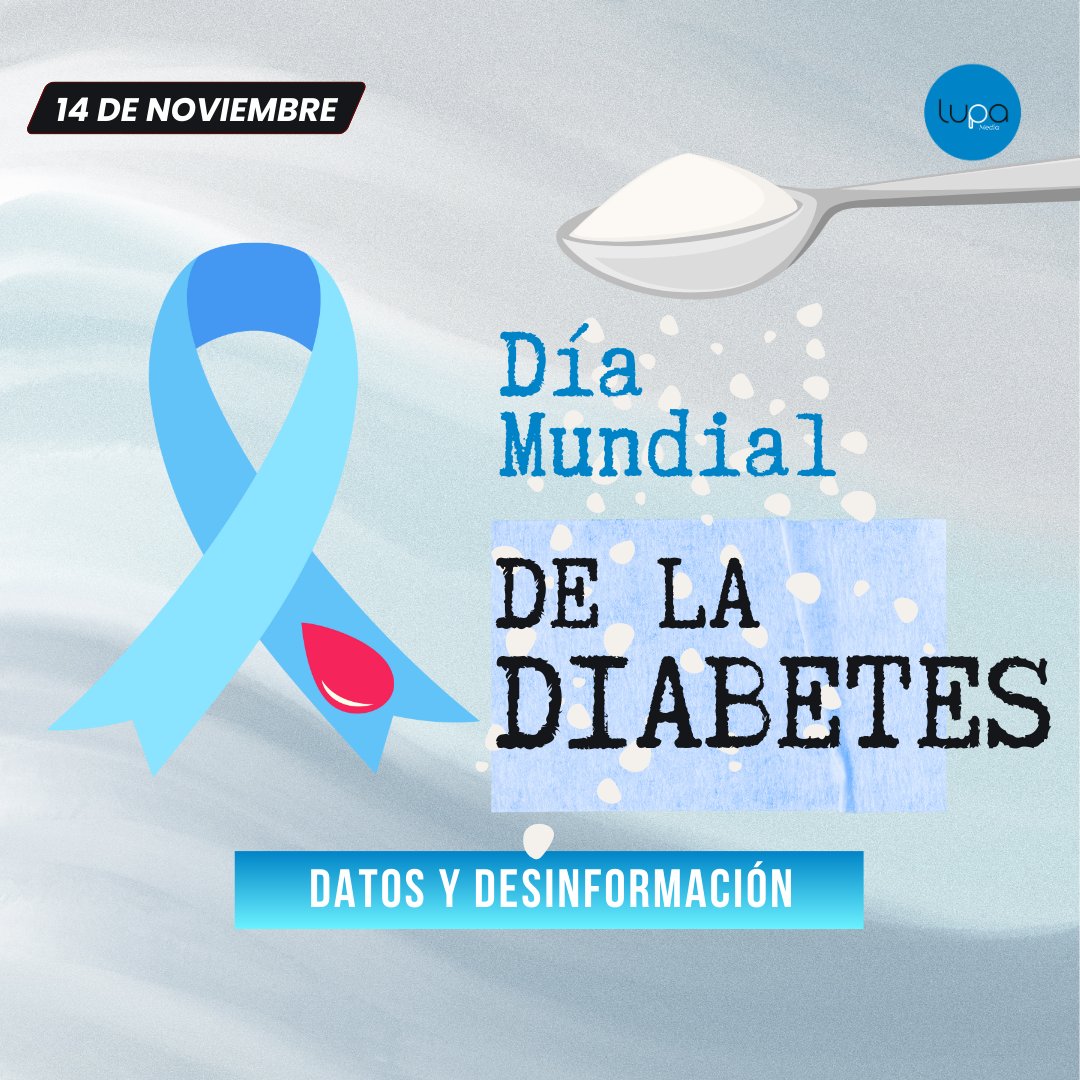 LupaMediaEC's tweet photo. 🔍#LupaTeExplica | 📊 1 de cada 10 adultos ecuatorianos entre 50 y 59 años tiene diabetes. Esta enfermedad es una de las principales causas de muerte en Ecuador y en el mundo, por lo que es necesario aclarar algunos datos y combatir la desinformación. 

📅 Y qué mejor día para hacerlo que en el Día Mundial de la Diabetes (DMD), que se conmemora cada 14 de noviembre.

🌍 Una oportunidad para recordar la importancia de la detección temprana, el control  y los buenos hábitos 💪💙
