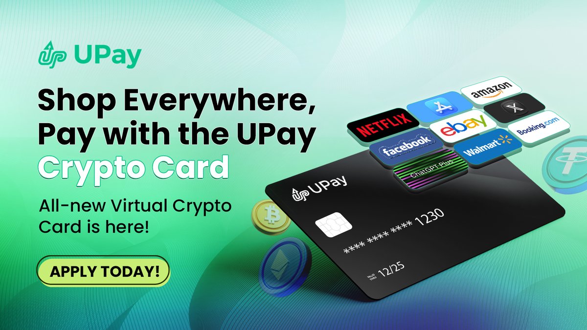 🌐Ready to unlock the power of crypto for everyday shopping? With the new  UPay Crypto