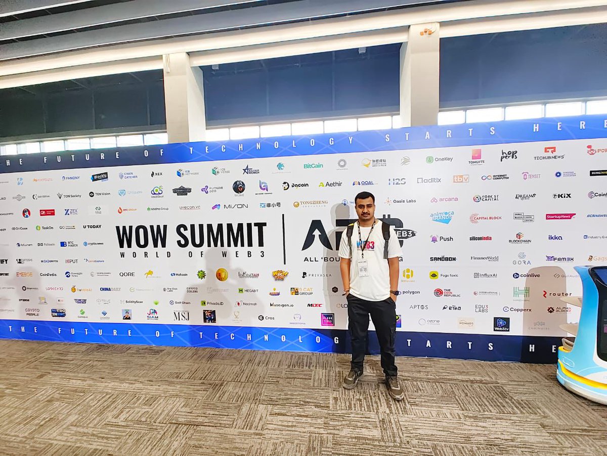 web30_india's tweet photo. Our team is live at WOW SUMMIT - Bangkok 2024! 🇹🇭

This year's WOW SUMMIT promises to be a thrilling exploration of the future, with a focus on cutting-edge advancements in AI, mobility, fintech, and Web3. 🧠🚀💰🌐

#WOWSUMMIT #Bangkok #AI #Mobility #Fintech #Web3 https://t.co/kzCvEFrsi0