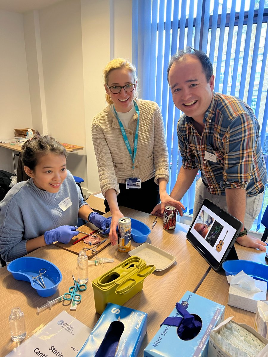 Thanks to our #ophthalmology trainees and residents for joining the A&amp;E skills lab. training yesterday. New course dates will be announced in 2025.