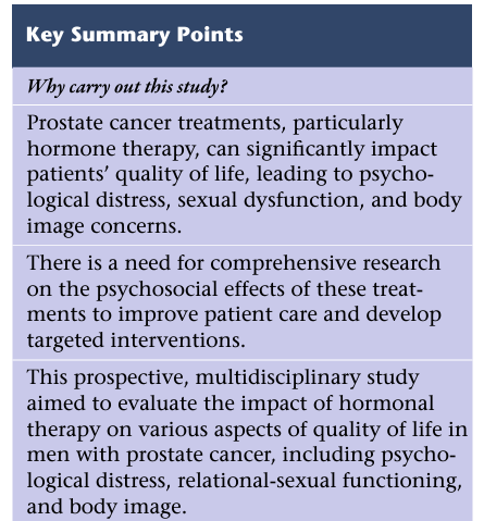 Editorial Board member Dr Giuseppe Di Lorenzo et al explore the Impact of #HormoneTherapy for #ProstateCancer on the #QualityofLife and the Psycho-Relational Sphere of Patients

link.springer.com/article/10.100…