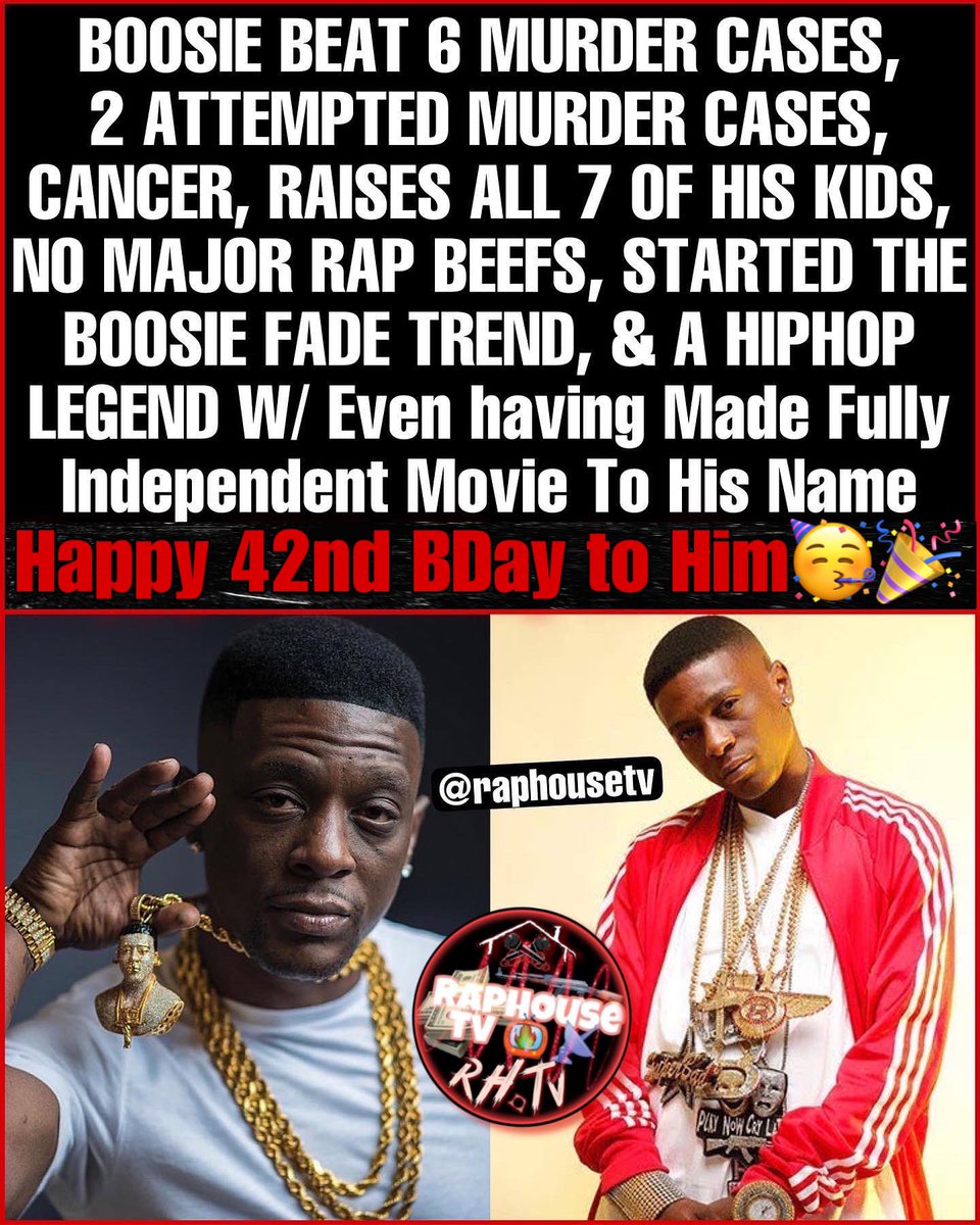 Happy Birthday to Boosie he Turns 42 🎉🥳