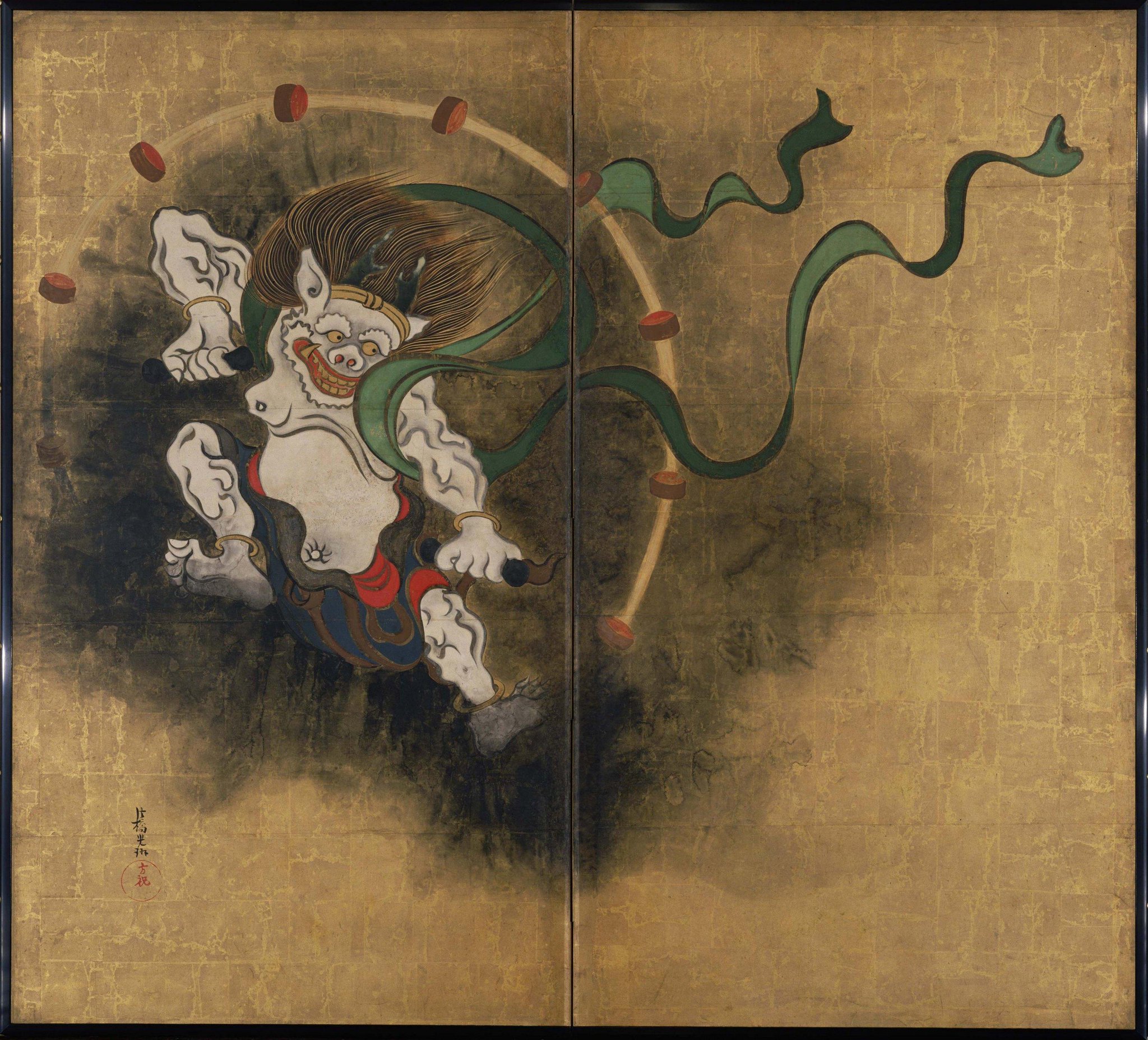 日本画 オリジナル作品 戸田三顕「緑韻」日本画・P4号 絵画買取・販売の小竹美術