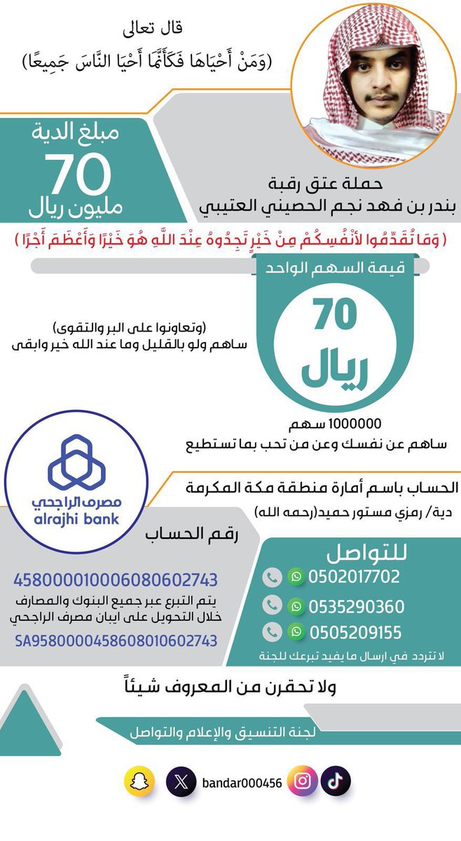 عتق رقبة بندر العتيبي tweet media