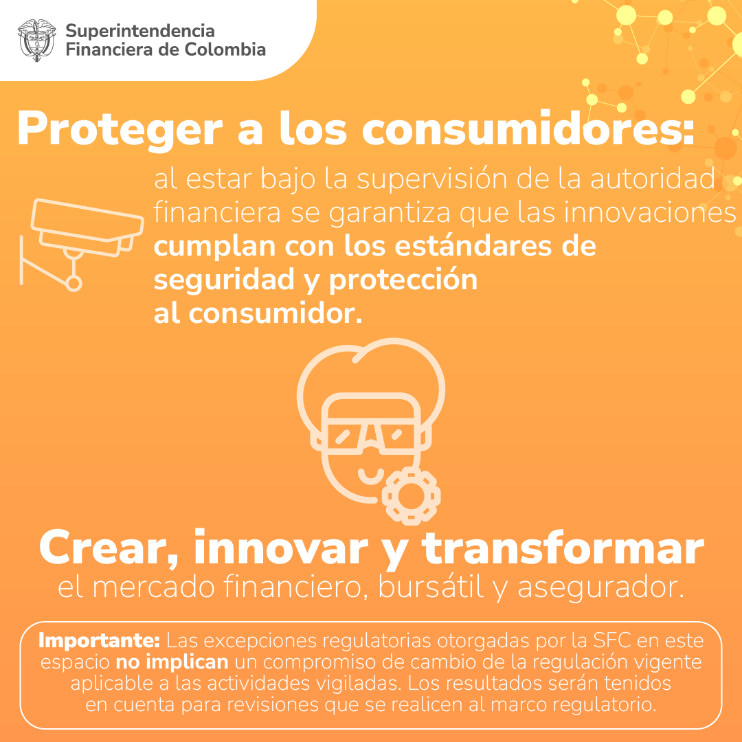 SFCsupervisor's tweet photo. #InnovaSFC| ¿Qué es #laArenera?
Es un espacio para que empresas innovadoras experimenten sin estar sujetas a la normativa financiera. Es innovación supervisada, con protección al usuario y asegurando la estabilidad del sistema financiero. https://t.co/MNb3bGM0rr