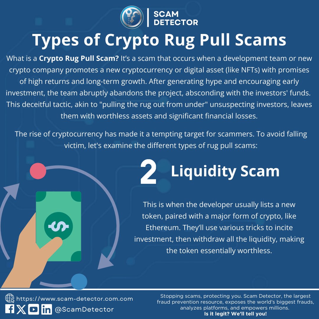 The crypto boom attracts both innovation & fraud. Learn to identify 