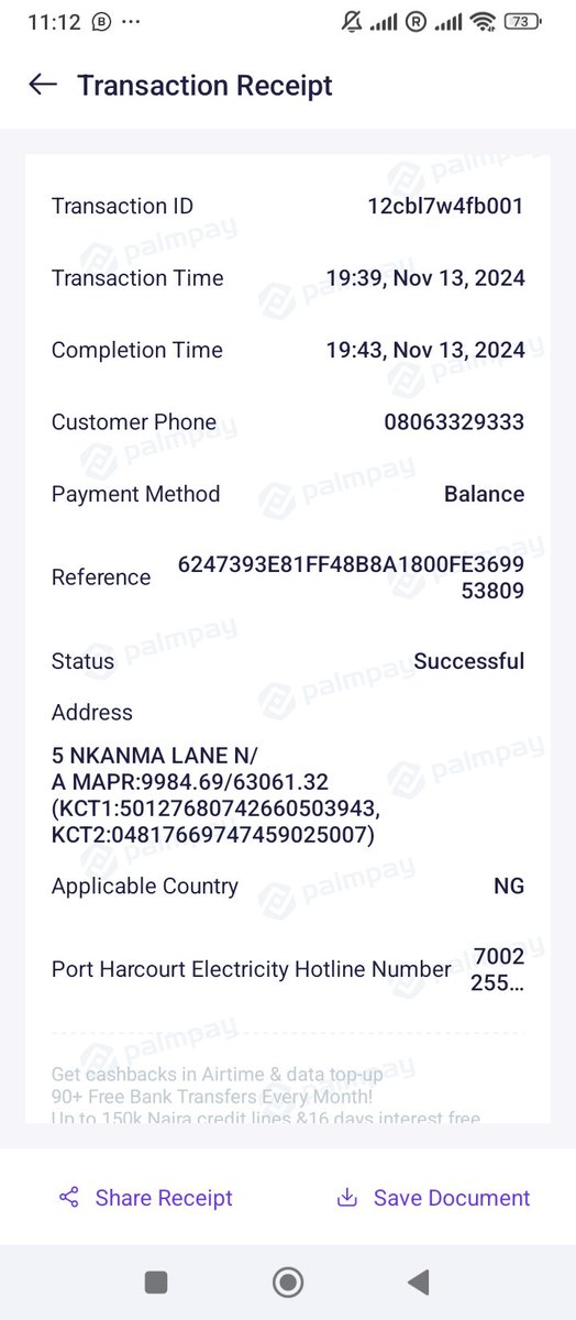 KejiServices's tweet photo. @PalmPayBusiness @palmpay_ng 12cbl7w4fb001 this transaction was successful but the token was not generated,and I was debited.I reach out to Phed now to check with them and I was told that the transaction was not successful that they didn't receive the payment and I have been debited

Kinda be of assistance https://t.co/LBNpy2FwEg
