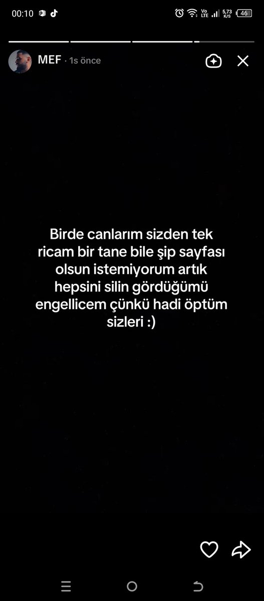 NcaAtl64738's tweet photo. @mefofficiall Yalandan canlarım deme bir tane bile ship sayfası olsun istemiyormuş silinmiş ship oyununla sen açtırdın zaten sayfaları yergökmef diye inlediğin zamanları ne çabuk unuttun sen sana değer verenlere sizi engelleyeceğim diyecek kadar karakter yoksunusun engellemezsen adam değilsin. https://t.co/Q6aXaj7Xce