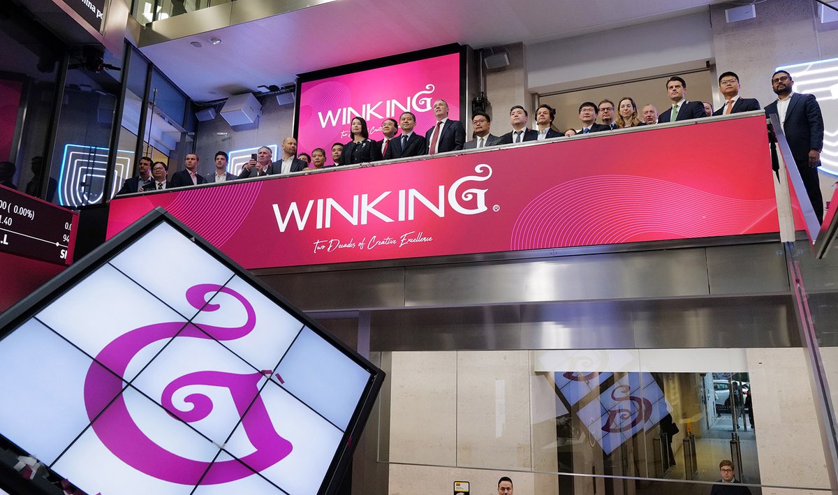 .<a href="/WinkingStudios/">Winking Studios</a>, the AAA Art Outsourcing and Game Development business, celebrated its admission to London Stock Exchange’s AIM Market today by opening the Market for trading.

Find out more: lseg.group/3URWqKD

#MarketOpen #GameDevelopment