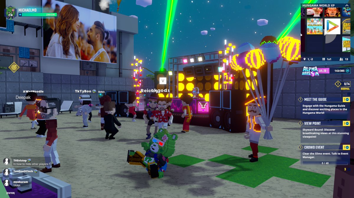 Catching some sun 🌞 in the Hungama experience in <a href="/TheSandboxGame/">The Sandbox</a>. Come party! 🎉 <a href="/Bollyhungama/">BollyHungama</a> register-landings.sandbox.game/alphaseason4-s… #TheSandbox #AlphaSeason4 #AS4SocialChallenge