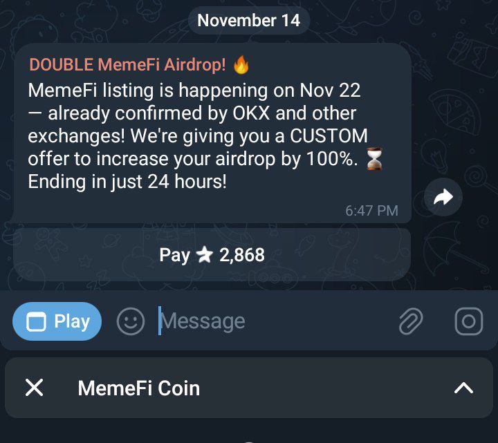 Wtf !! Is <a href="/memeficlub/">MemeFi Labs</a> Safe Now or It's Hacked ? 

Please Don't Make Another Excuse to Postpone Listing Date 📅 

Please Give statment about this message,many user are getting this type message!! 

#memecoin #MEMEFI