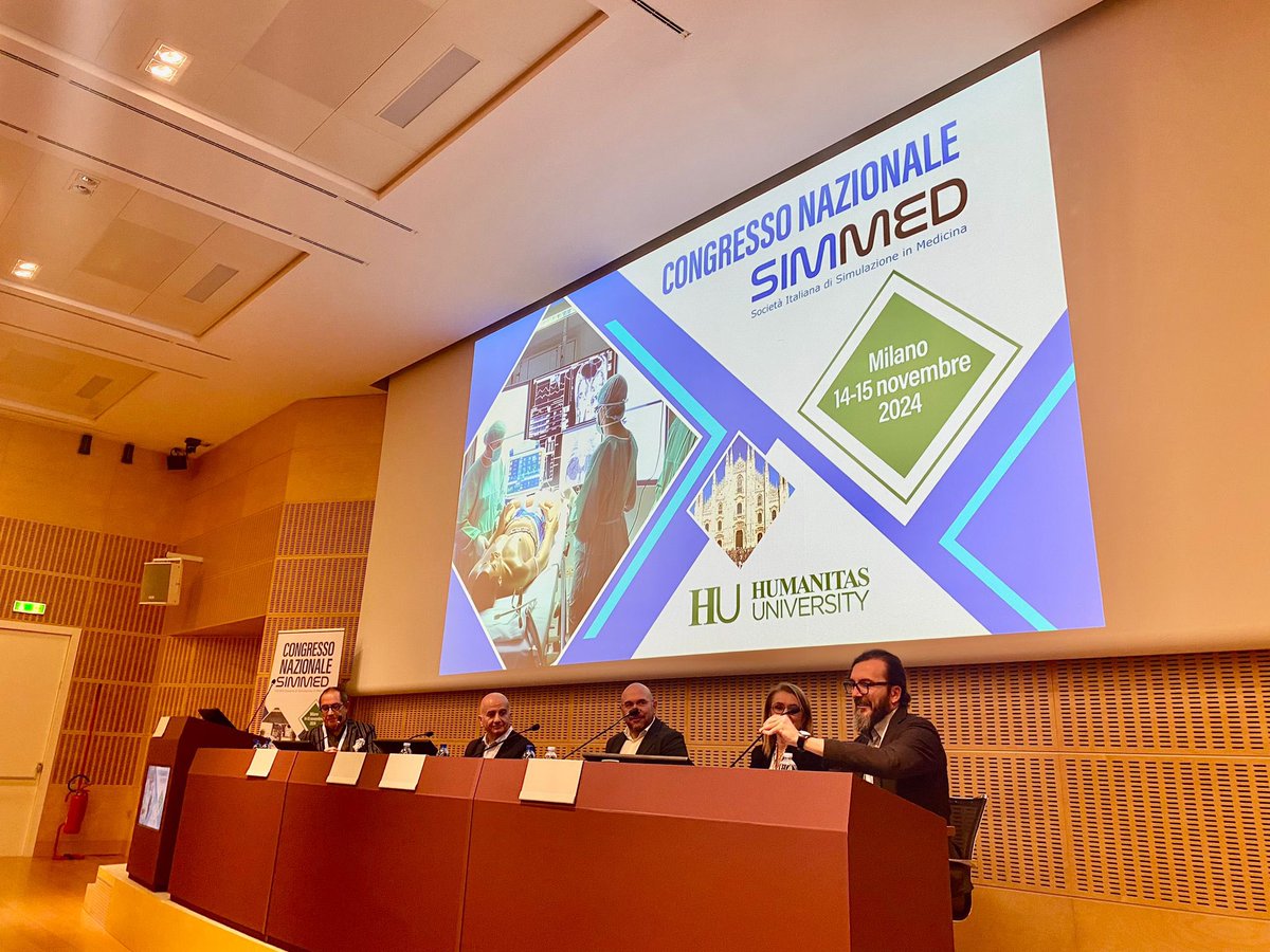SIMMED (@simmed_italia) on Twitter photo Tavola rotonda sul ruolo della simulazione nel rischio clinico #SIMMED2024 <a href="/TommasoBellandi/">tommaso bellandi</a> <a href="/EnricoBurato/">Enrico Burato</a> <a href="/marcodelucadoc/">Marco de Luca</a> Stefania Brusa, Giorgio Capogna e Pierpaolo Sileri #eventi avversi riprodotti in simulazione #NTS scambio e consolidamento dei team, approccio culturale Tavola rotonda sul ruolo della simulazione nel rischio clinico #SIMMED2024 <a href="/TommasoBellandi/">tommaso bellandi</a> <a href="/EnricoBurato/">Enrico Burato</a> <a href="/marcodelucadoc/">Marco de Luca</a> Stefania Brusa, Giorgio Capogna e Pierpaolo Sileri #eventi avversi riprodotti in simulazione #NTS scambio e consolidamento dei team, approccio culturale