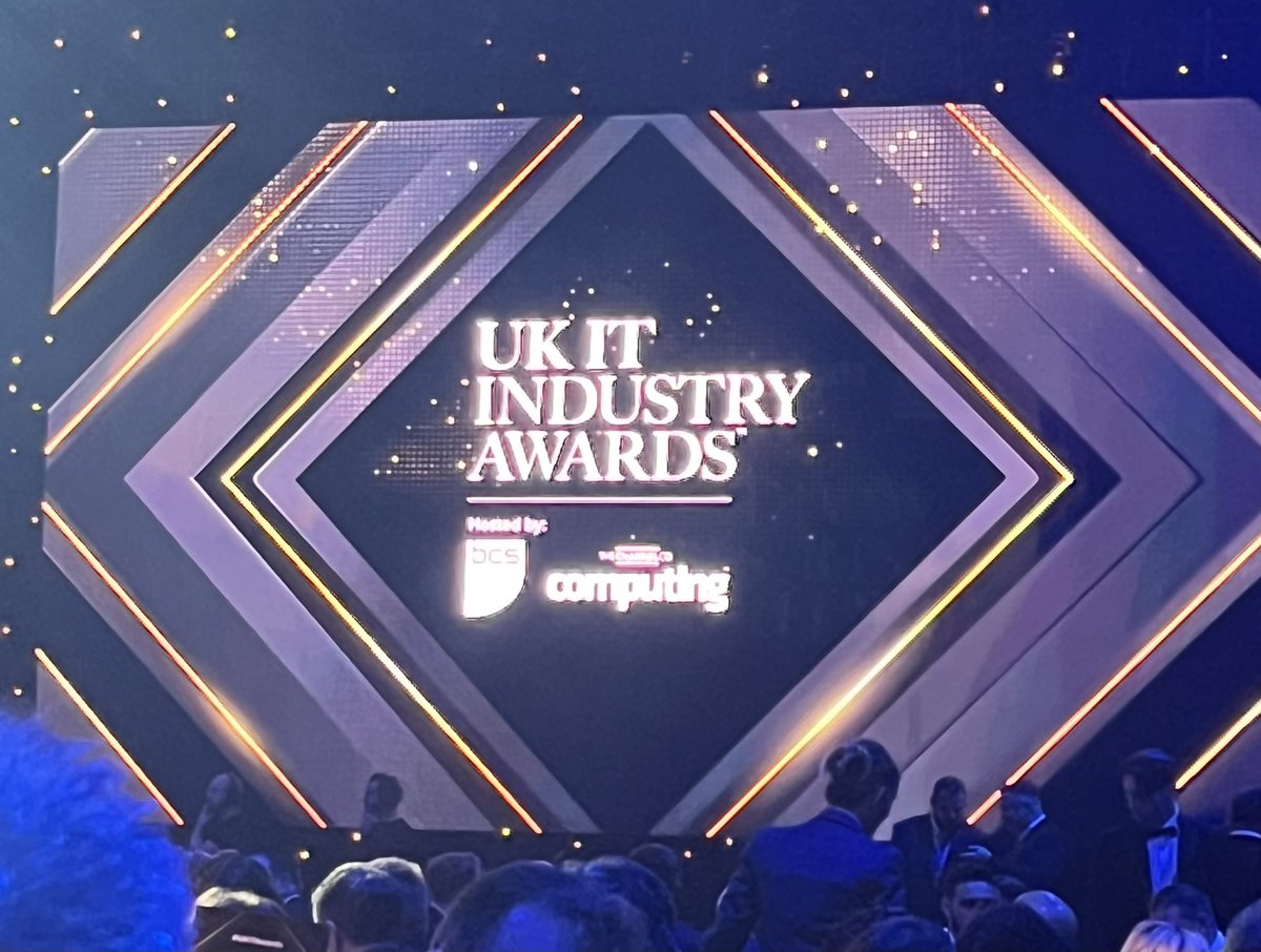 Great evening at the #UKITAwards last night! We were so delighted to be a finalist and we loved celebrating all things #IT with our tech industry colleagues!