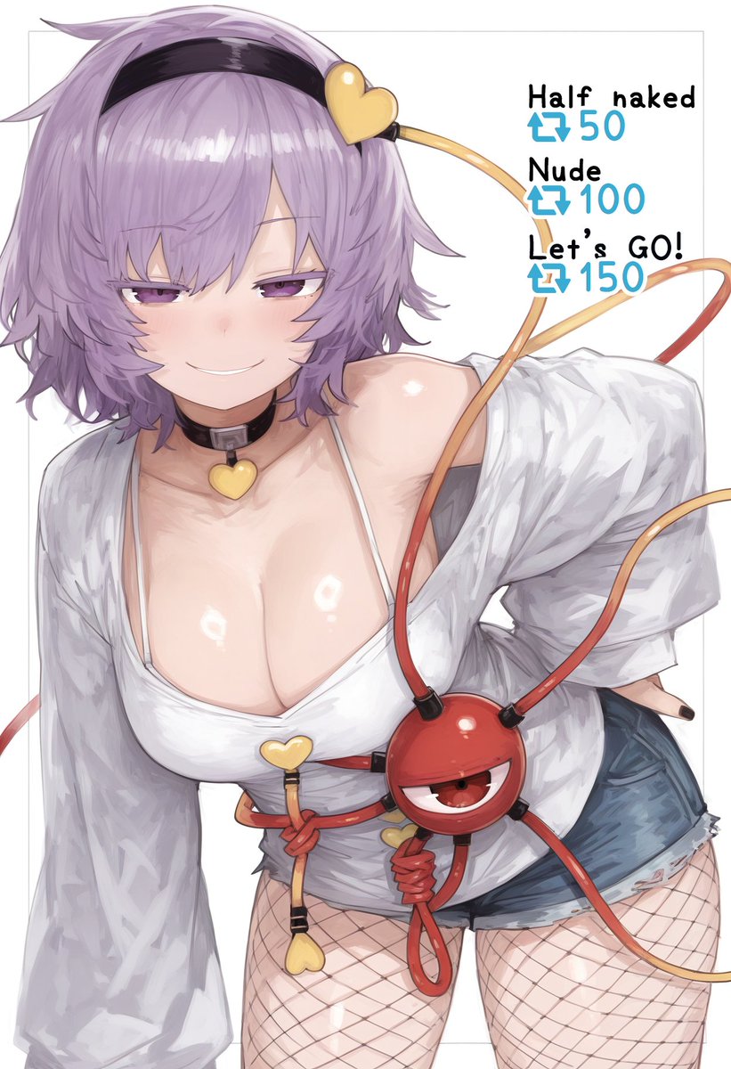 STOP_THINKINGAA's tweet image. #東方project #古明地さとり
東方ギャル色欲異聞-古明地さとり