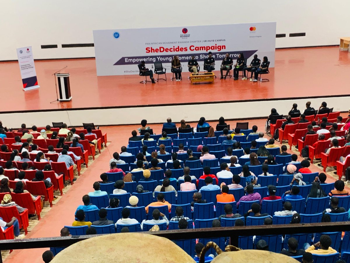 Pan African Movement UR-Huye Campus (@pam_huye) on Twitter photo Comrade <a href="/GatabaziDavis2/">Gatabazi Davis</a> ,we truly appreciate your generous support and for gracing us with your presence at the closing ceremony of #SheDecides campaign.
Your continued dedication to advancing empowerment of youth encourages us All. Comrade <a href="/GatabaziDavis2/">Gatabazi Davis</a> ,we truly appreciate your generous support and for gracing us with your presence at the closing ceremony of #SheDecides campaign.
Your continued dedication to advancing empowerment of youth encourages us All.
