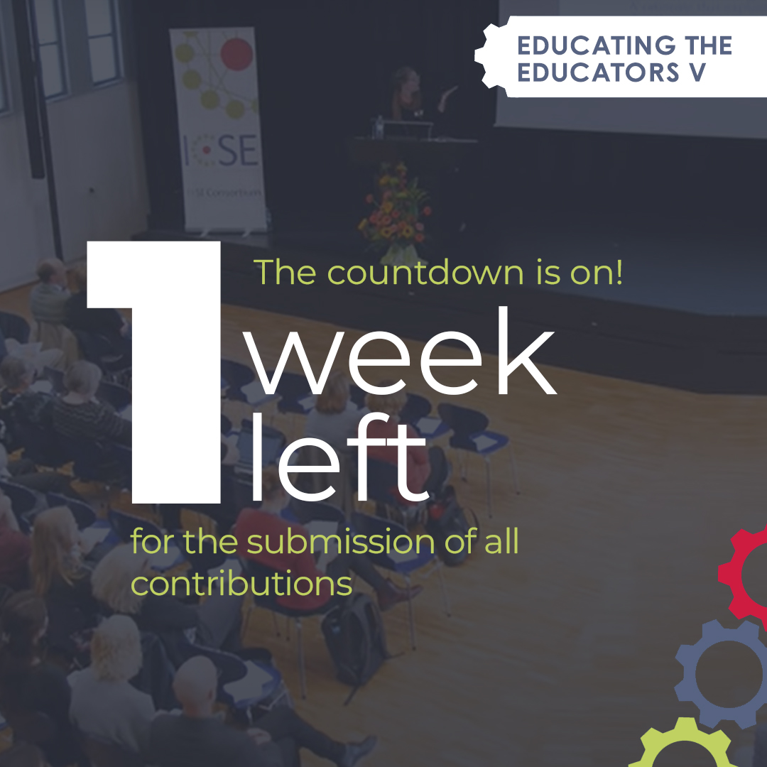 📢 The submission deadline for the 5th International Conference on Professional Development in Mathematics and Science Education is fast   approaching. Submit your abstracts to be part of this exciting event! 
👉 For more information, visit educating-the-educators.icse.eu
#ETE2025