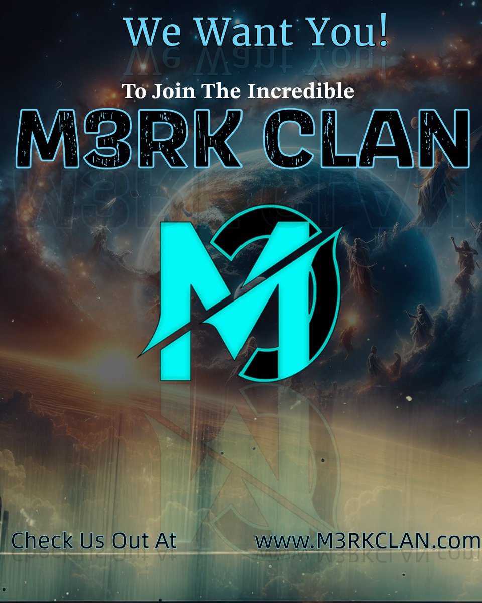 M3RKCLANGAMING's tweet photo. Good morning M3RKVille! Are you looking for a place to call home? Go check out https://t.co/4dFIu9paeW and see if we are the right fit for you! #morethangaming #m3rkstrong #poweredbydubby #gearedbyexclaim https://t.co/YqYBJ1Uzv7