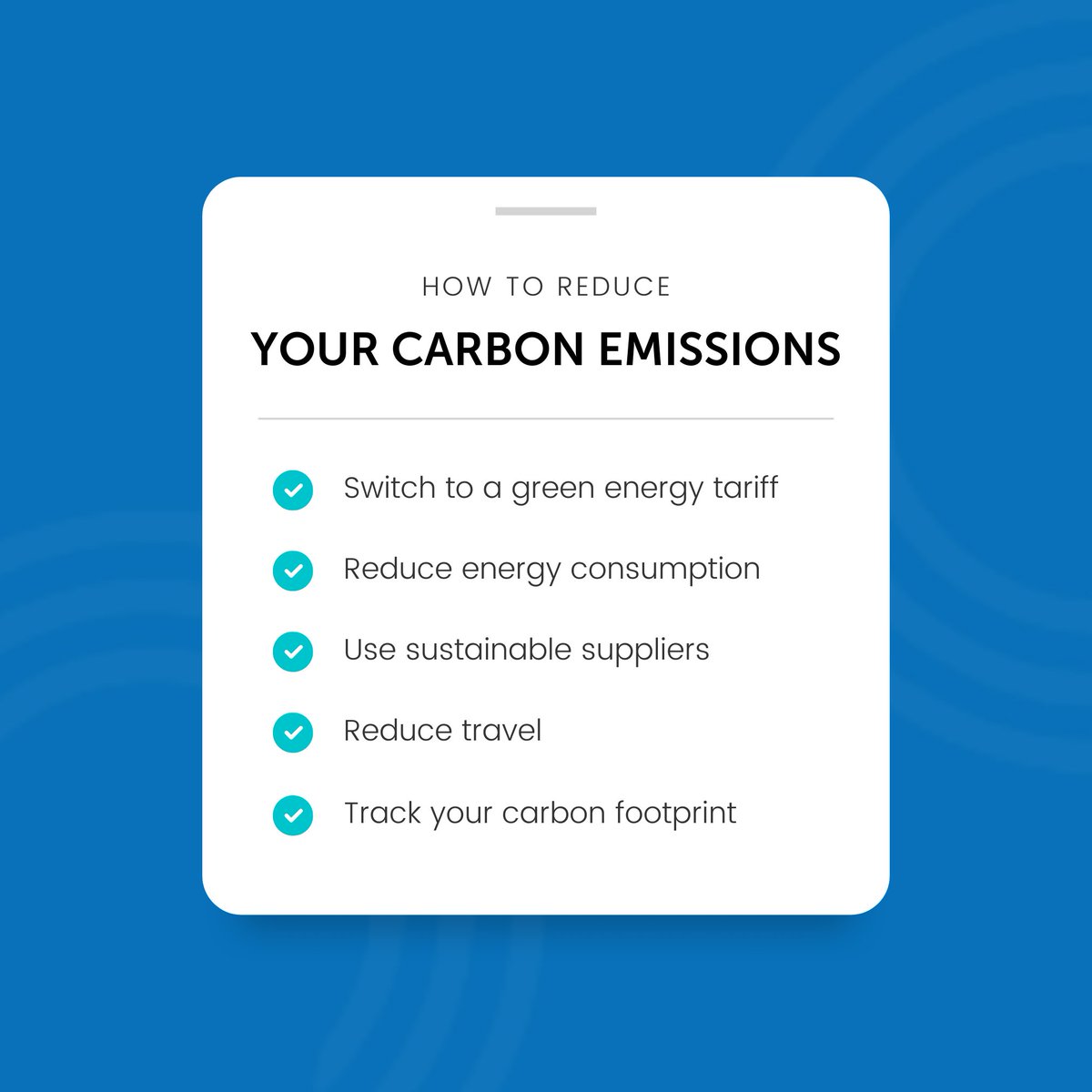 Ready to take your organisation's environmental responsibility seriously but unsure where to begin? 

Here are some simple, effective changes your business can implement right now to reduce emissions and move closer to Net Zero! 🌍