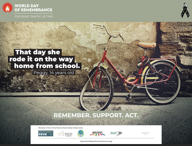 This #WDoR2024 we remember those who have been lost or injured on the roads and call for action through the implementation of the safe system approach for all road users. 🕯️🌍