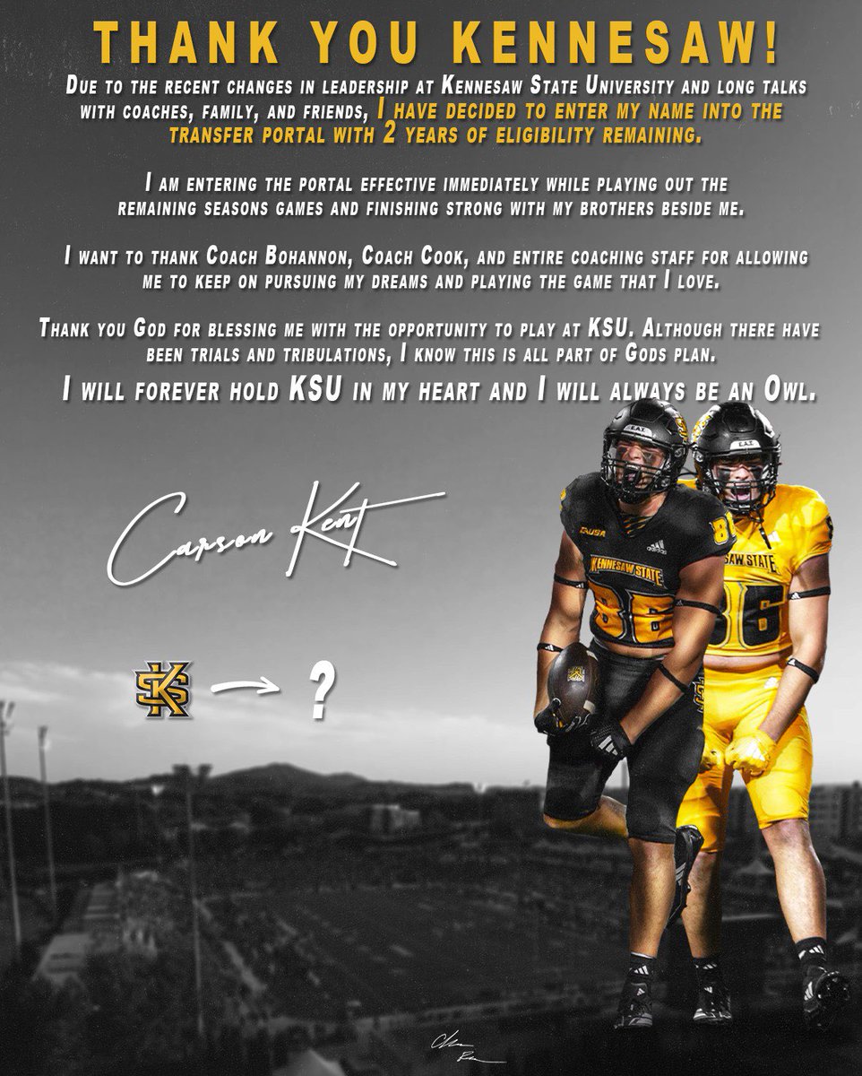 Officially in the Transfer Portal. Gods plan 🙏