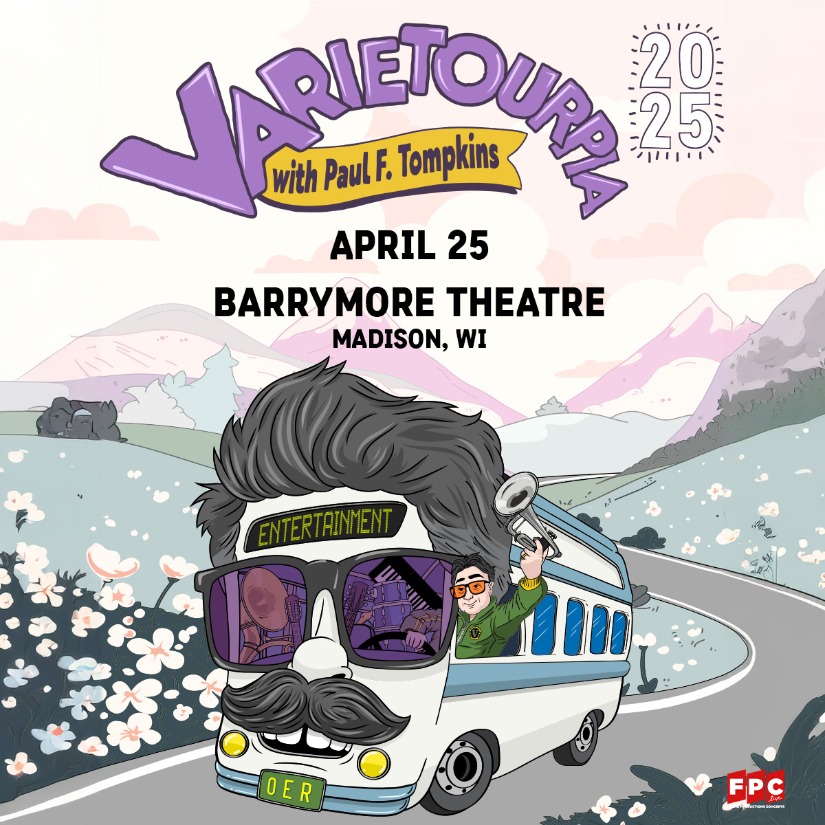 FPC Live (@fpclivemusic) on Twitter photo Just Announced! VARIETOPIA with Paul F. Tompkins live at The Barrymore Theatre (<a href="/barrymorelive/">Barrymore Theatre</a>) on Friday, April 25!
Tickets go on sale Friday, November 15 at 10am: bit.ly/PFTMADISON Just Announced! VARIETOPIA with Paul F. Tompkins live at The Barrymore Theatre (<a href="/barrymorelive/">Barrymore Theatre</a>) on Friday, April 25!
Tickets go on sale Friday, November 15 at 10am: bit.ly/PFTMADISON