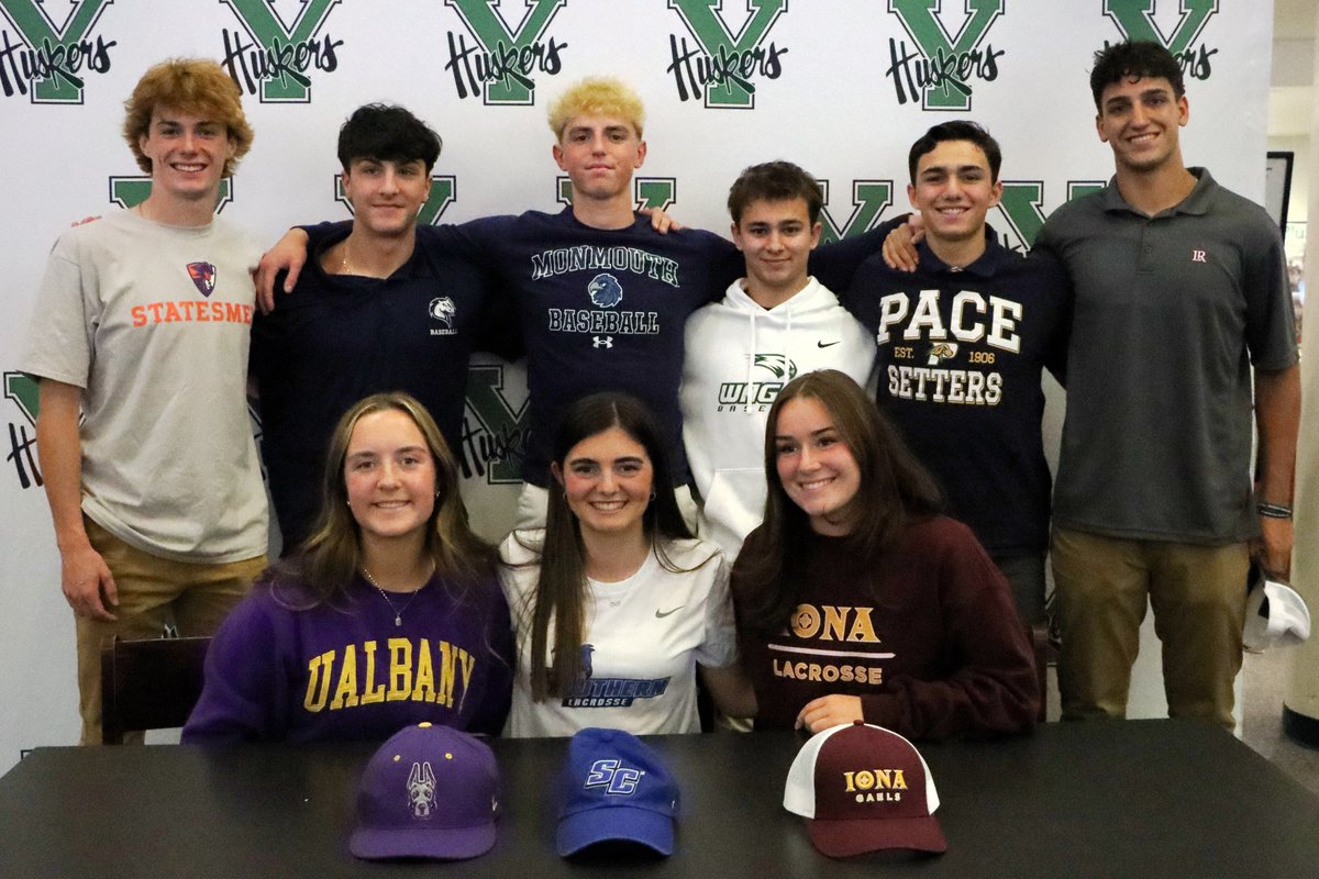 YorktownCSD's tweet photo. Yesterday was Signing Day at Yorktown High School!

Congratulations to these nine senior student-athletes who have committed to continue their playing careers at Division I and II schools. We are so proud of your hard work and dedication!

@YCSD_Athletics @YHSDeGennaro https://t.co/y7iKa6Gm5I