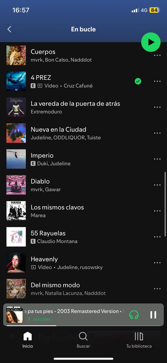 vaya bucle d spotify mas pepino