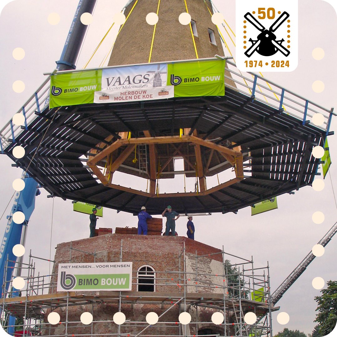 Jubileumjaar 50 jaar Vaags

In 2008 mochten wij Molen De Koe herbouwen.
De molen is een mooie aanwinst voor Ermelo gebleken. Afgelopen zaterdag waren 20 vrijwilligers van de molen bij ons op bezoek en hebben we mooie herinneringen kunnen ophalen.