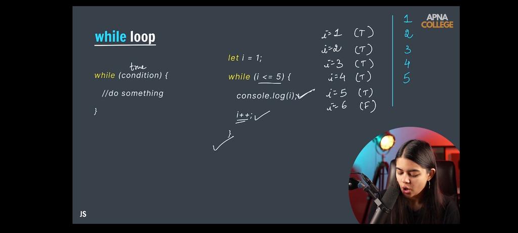 KhanKlamudddin's tweet photo. #100daycode
🚀 Day 5(14-11-2024)🚀

💫Today I am learn these things in Javascript 💫

Today topics:
.Nested for loop 
.while loop 
. Break keyword
.Favorite movie qs
.and many more thing

#coding #CodingChallenge
#Web3 #webdeveloper #WebDevelopment #javascript https://t.co/zCoABcHbGN
