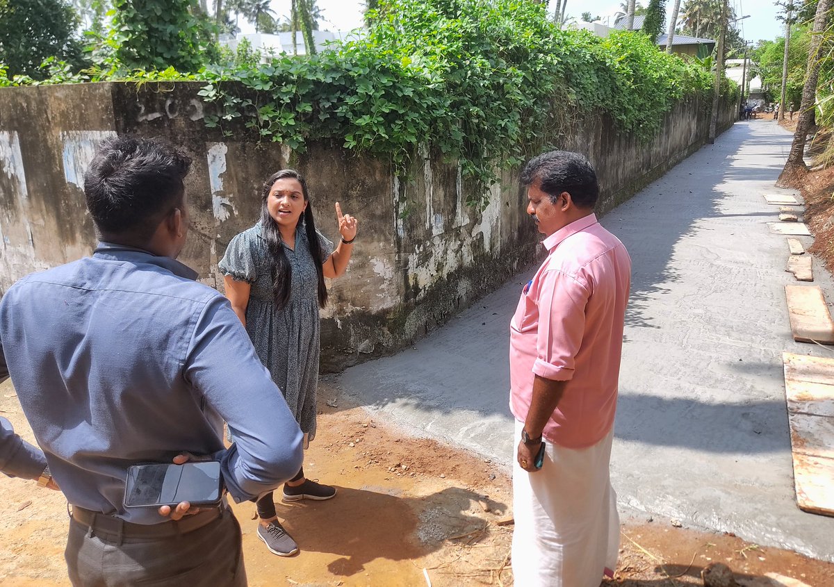 AshaNath_G_S's tweet image. The work of concreting Poonthope Road in Pappanamcode Ward is going on..
#pappanamcode #development #BJP4IND @BJP4India @BJP4Keralam