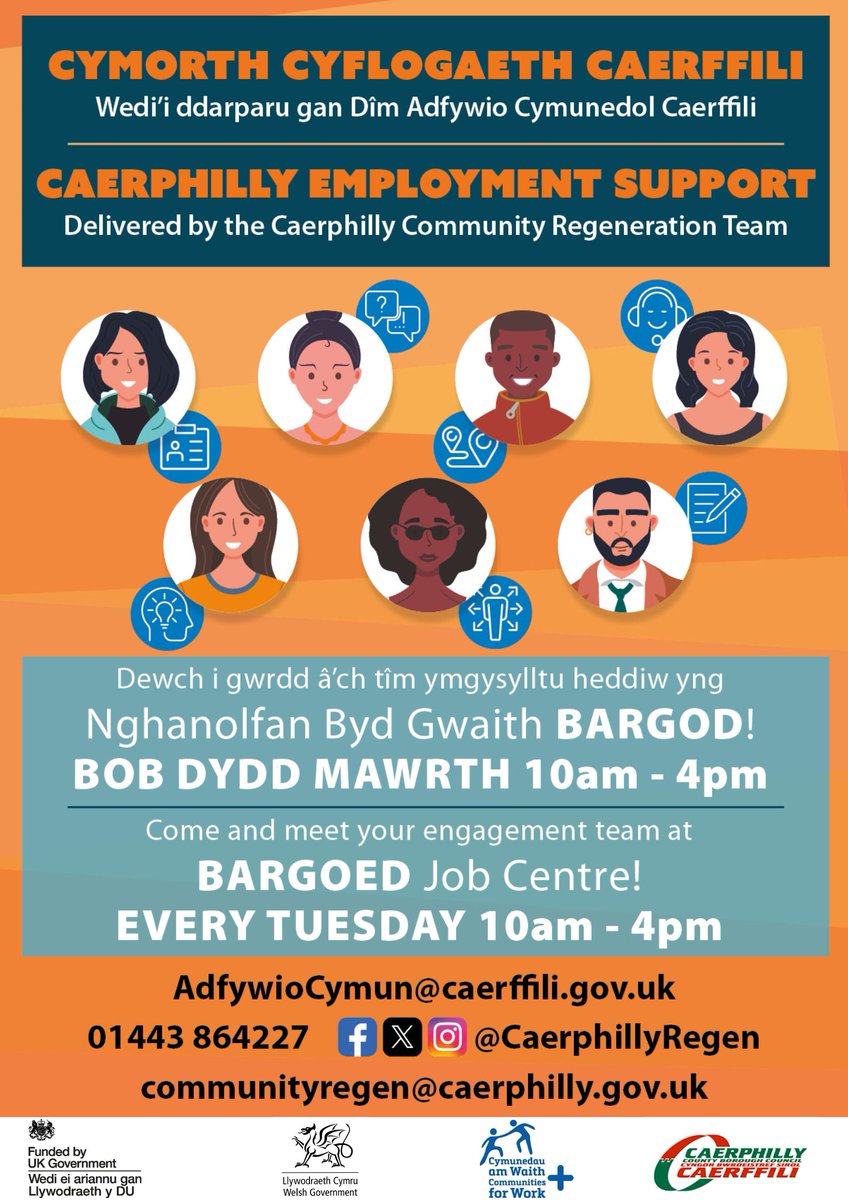 Caerphilly Employment Support tweet media