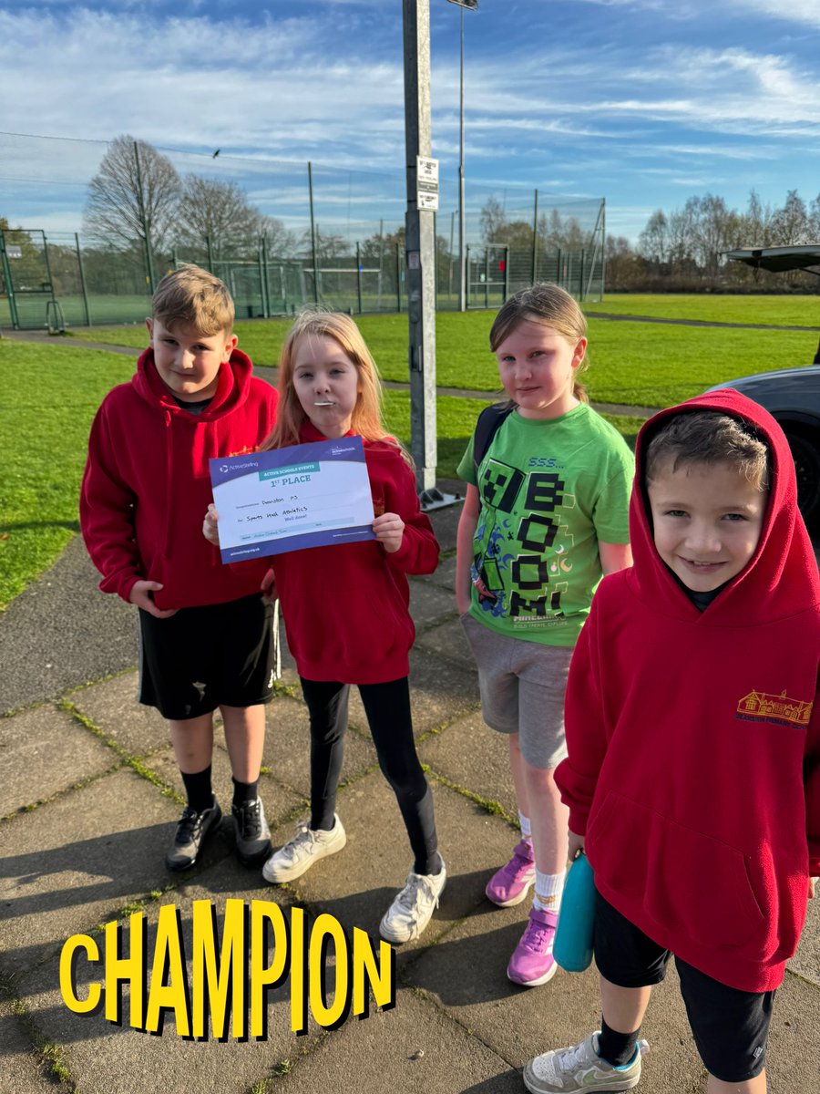 Proof that team work really makes the dream work. Well done to all in team ThornKIMston for winning first place today <a href="/McLarenHigh/">McLaren High School 🏳️‍🌈</a> <a href="/ActiveSchoolStg/">Stirling Active Schools 🏳️‍🌈</a> athletics event. <a href="/ThornhillPS1/">Thornhill Primary 📝</a> <a href="/Kininmps/">KIM Primary</a>  See you all in the final 🥇💪