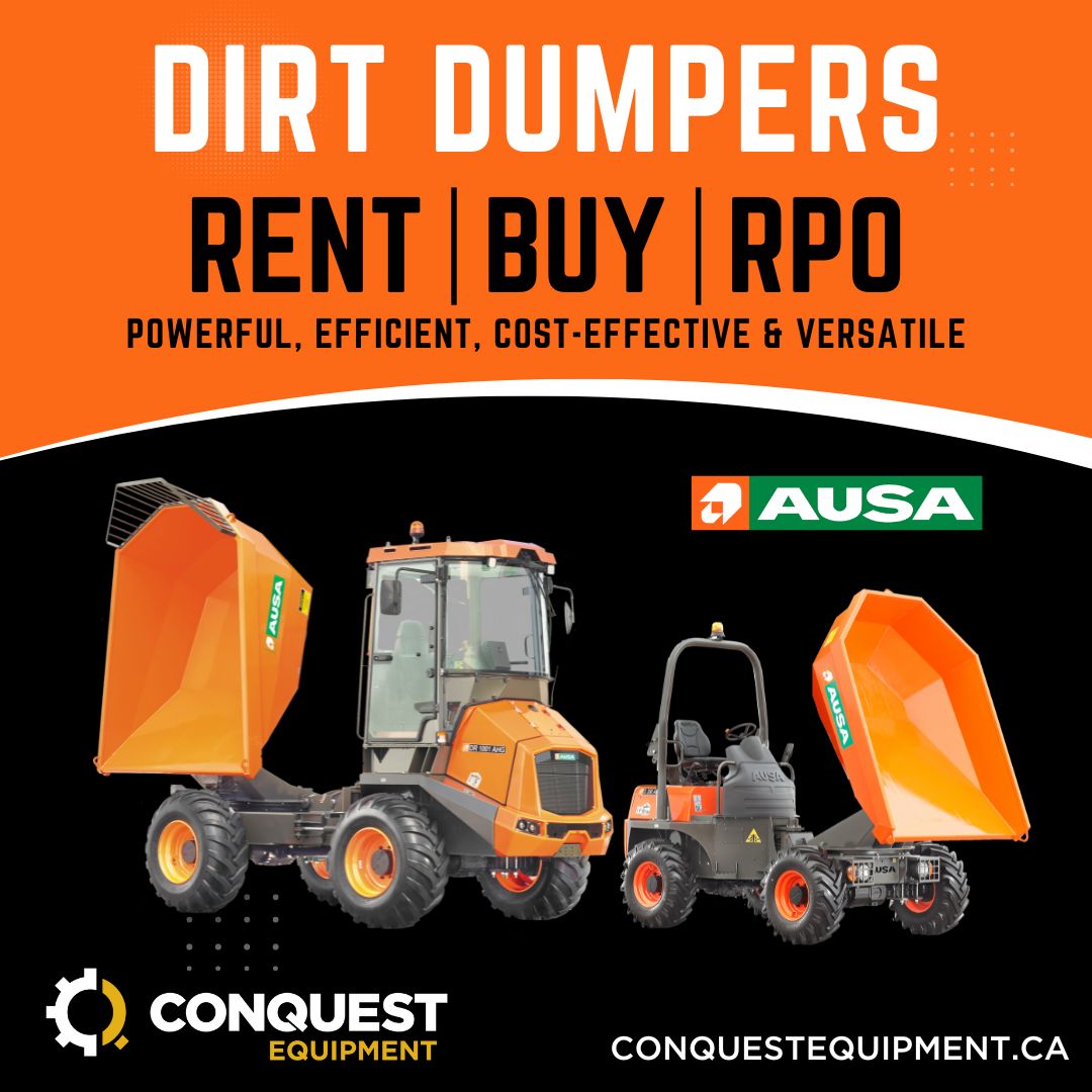 These AUSA #dumpers are great for getting in and out of tight spaces. They are powerful, efficient, cost-effective and versatile. You won't regret having on in your fleet!

#heavyequipment #machinery #equipmentrentals