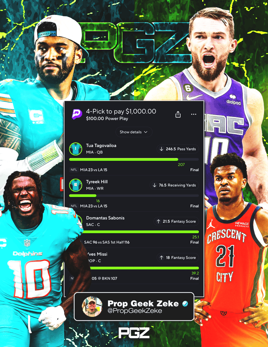 PropGeekZeke's tweet photo. LIKE + RT FOR FREE VIP WHOLE WEEK 📲

MUST LIKE +RT FOR THE DM !! 🚨

NFL &amp; CFB GOATTT🐐🐐 https://t.co/g2vaLDwcT7