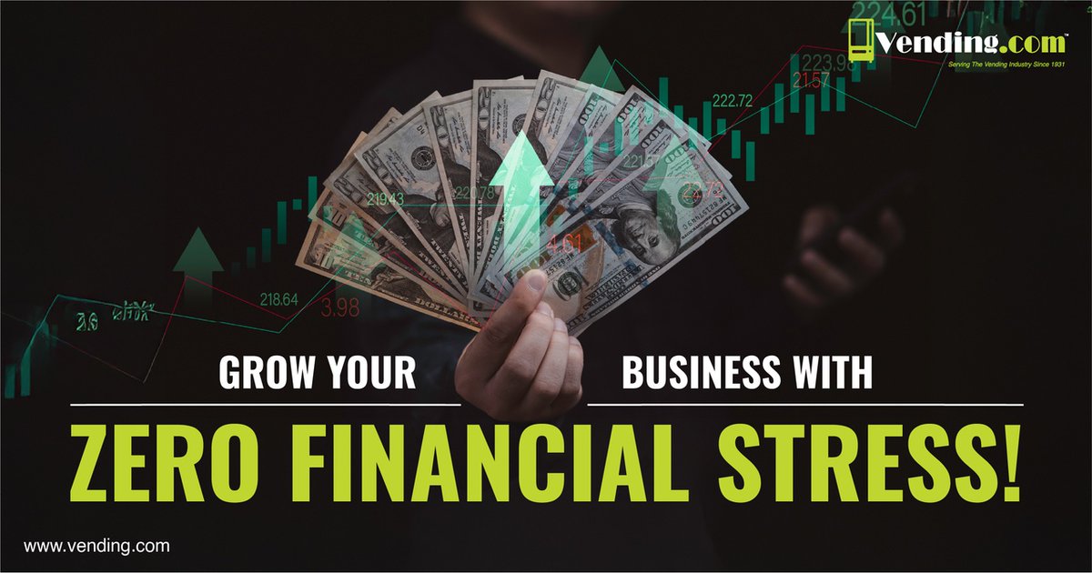 Vendingdotcom's tweet image. With customized financing, you can maximize your profits and grow your business with zero financial stress. Take advantage of no payments for 90 days (WAC) on your new vending machine! Get approved today!
heyor.ca/7W8DPs
#CustomizedFinancing #VendingMachineDeal